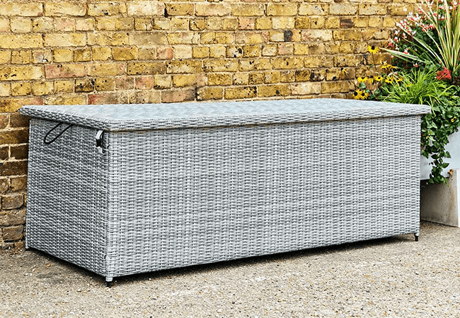 Image of LG St Tropez Stone Large Cushion Storage Box