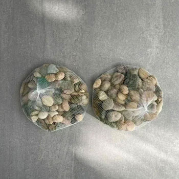 Image of 2 bags of 1kg Small Brown Stones (2kg)