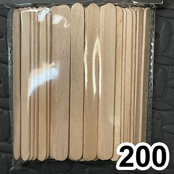 Image of 200 Wooden Plant Marker Sticks - Wood Labels for Seeds and Plants