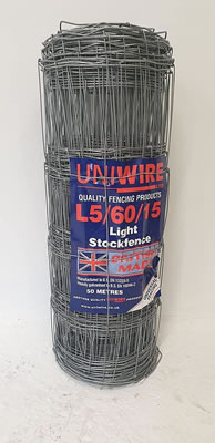 Image of Stock Fencing for Dog Proofing/Sheep/Pigs - 50m Long