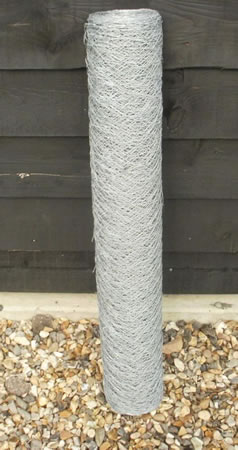 Image of 50m x 0.9m (3ft) - Galvanised Chicken Wire Mesh - 50mm