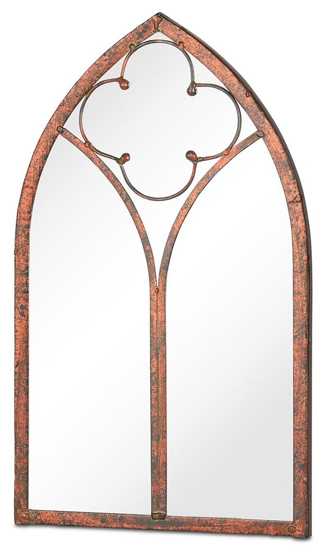 Image of Leavesdon Arched window mirror screen plaque for indoors or outdoors