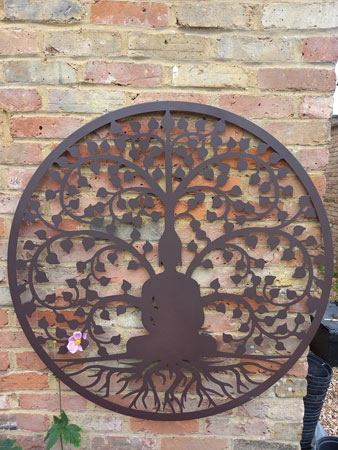 Image of Bodhi Buddha Tree Wall Plaque