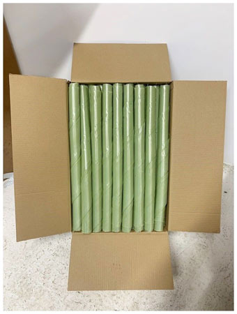 Image of Biodegradable Spiral Tree Guards - 60cm x 38mm