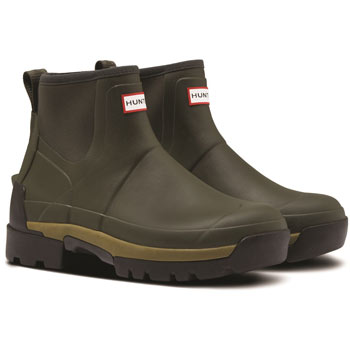 Image of Hunter Dark Olive Balmoral Hybrid Chelsea - UK Size 11