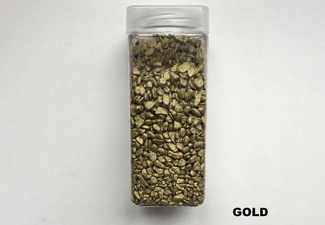 Image of 900g Small Gold Decorative Stones Pebbles