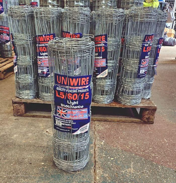 Image of Stock Fencing for Dog Proofing/Sheep/Pigs L5/60/15 - 25m Long	