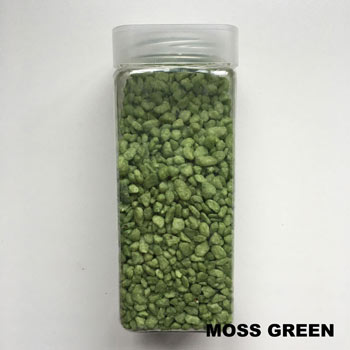 Image of 900g Small Moss Green Decorative Stones Pebbles