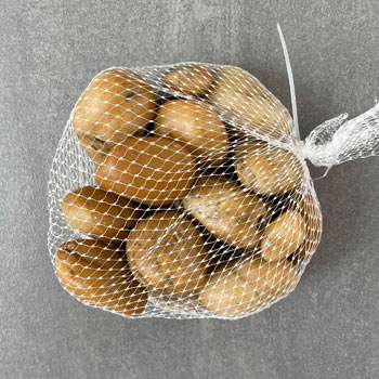 Image of 1kg Large Golden Brown Natural Stones Pebbles