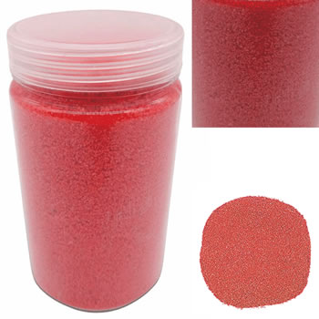 Image of 800g Coloured Red Decorative Sand Wedding Vase Craft Pot Decoration