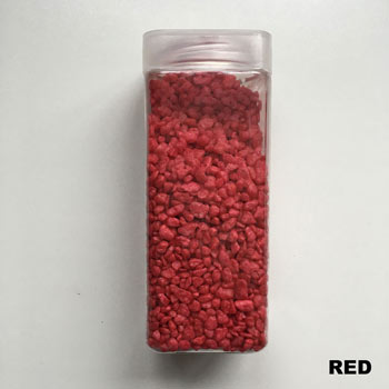 Image of 900g Small Red Decorative Stones Pebbles