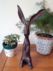 Small Image of Long Eared Rabbit Garden Sculpture