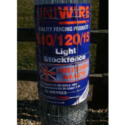 Image of 50m Stock Fence L10/120/15 ideal for dog proofing sheep pigs farm garden - 1.2m Tall