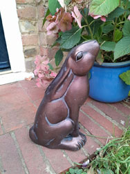 Small Image of Moongazing Hare Garden Sculpture