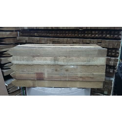 Image of 10 x 60cm 2ft tall x 45mm strong wooden square treated stakes posts site markers