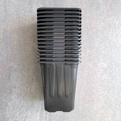 Small Image of 7cm Square Black Plant Pots (Pack of 15)