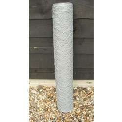 Image of 50m x 0.9m (3ft) - Galvanised Chicken Wire Mesh - 50mm