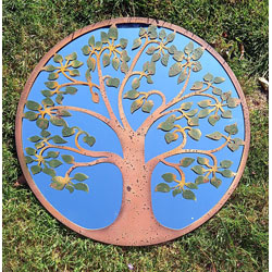 Small Image of Somersham Green Leaf Tree Of Life Mirror