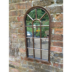 Image of Lutterworth Arched Mirror - Copper Finish