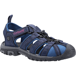Image of Cotswold Navy/Fuchsia Colesbourne Women's Sandal
