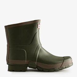 Image of Hunter Dark Olive/Clay Gardener Short Wellington Boot