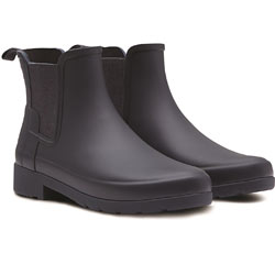 Image of Hunter Navy Original Refined Chelsea Boot