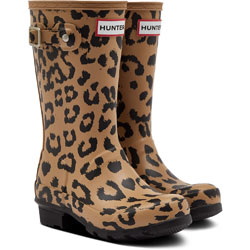 Image of Hunter Tawny Brown Big Kids Hybrid Wellington Boots