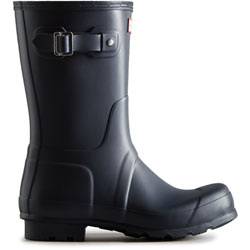 Image of Hunter Original Men's Short Wellington Boots - Navy