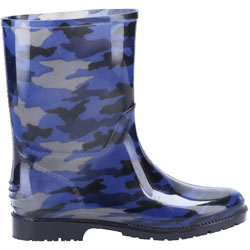 Image of Cotswold Navy Camo PVC Jnr - UK Size 10.5 JNR