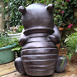 Image of Winnie-The-Pooh Garden Sculpture - Large