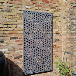 Image of Moroccan Decorative Garden Screen Steel Wall Art - 1.8m Tall