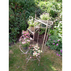 Image of Spiral Staircase Tiered Pot Holder With Six Levels