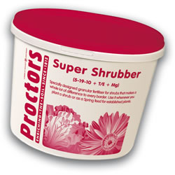Image of Proctors 5kg Airtight Tub of Super Shrub & Tree Garden Plant Fertiliser