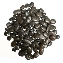 Image of 1kg Small Black Natural Decorative Stones Pebbles