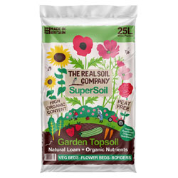 Image of SuperSoil 25 Litre Bag of Organic and Nutritional Top Soil Sustainable Peat-free Loam