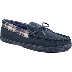 Small Image of Cotswold Navy Tresham Slippers