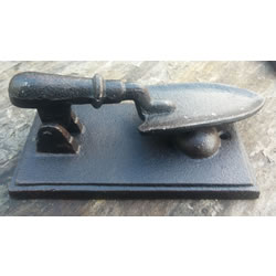 Image of Large Trowel Door Knocker, Cast Iron