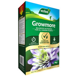 Image of Westland Growmore Garden Fertiliser - 4kg (20600098)