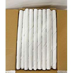 Image of White Spiral Tree Guards - 60cm x 38mm