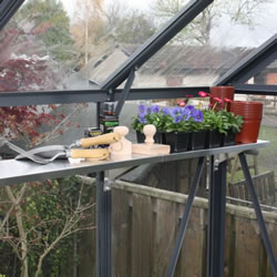 Image of Modular Greenhouse Shelving with Aluminium Tray