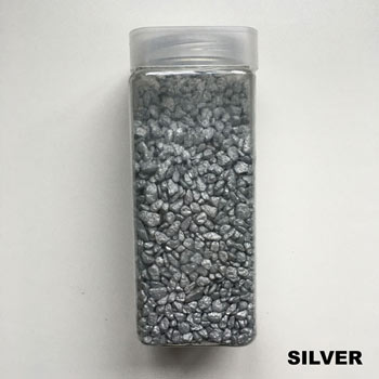 Image of 900g Small Silver Decorative Stones Pebbles