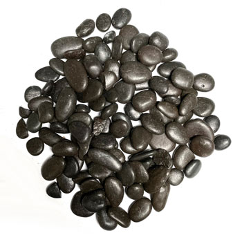 Image of 1kg Small Black Natural Decorative Stones Pebbles
