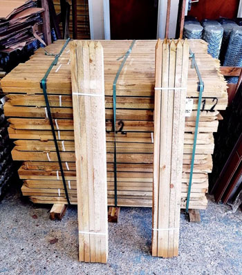 Image of Square & Pointed Wooden HC4 Pressure Treated Tree Stakes/Posts