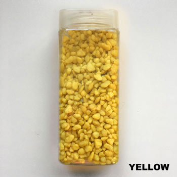 Image of 900g Small Yellow Decorative Stones Pebbles