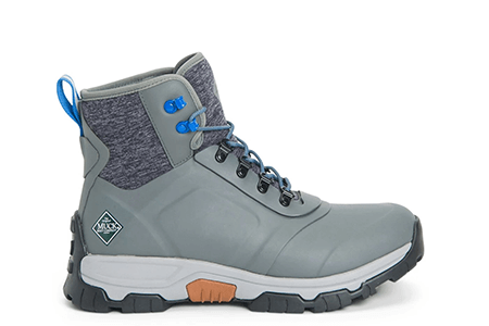 Image of Muck Boot Men's Apex Lace up Short Boots - Grey - UK 12