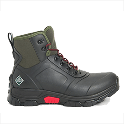 Image of Muck Boot Men's Apex Lace up Short Boots - Black