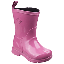 Image of Muck Boot Kids' Bergen Wellies in Pink - UK 11