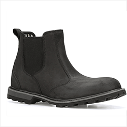Small Image of Muck Boot Men's Chelsea Leather Boot in Black - UK 10