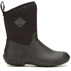 Image of Muck Boot Women's Muckster Mid Length Boots in Black - UK 3
