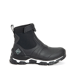 Image of Muck Boot Women's Apex Zip Short Boots in Black - UK 3